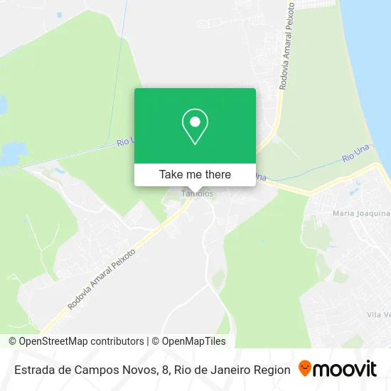 Estrada de Campos Novos, 8 map