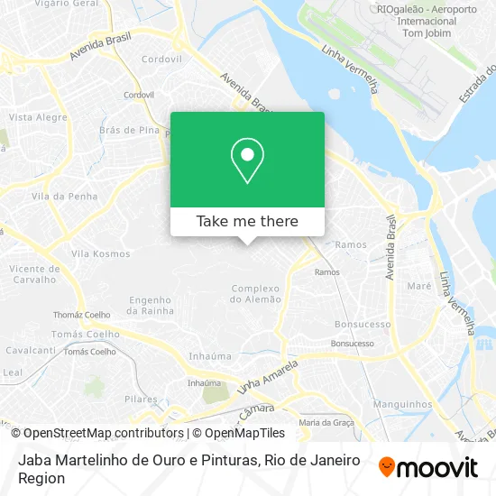 Jaba Martelinho de Ouro e Pinturas map
