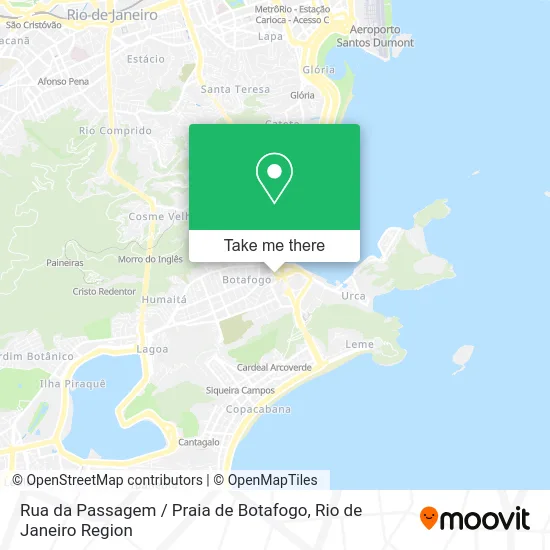 Rua da Passagem / Praia de Botafogo map