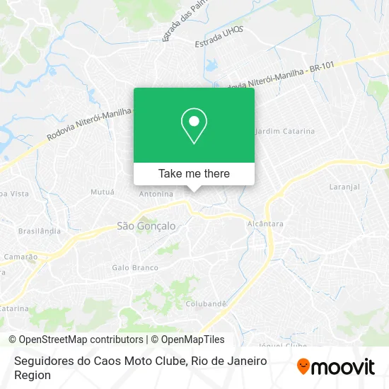 Seguidores do Caos Moto Clube map