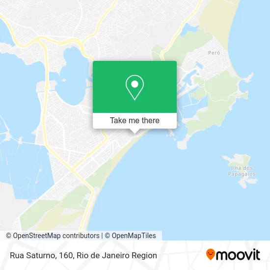 Rua Saturno, 160 map