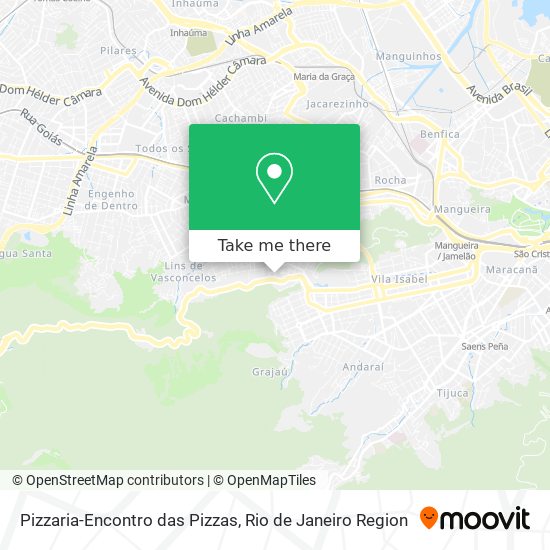 Pizzaria-Encontro das Pizzas map