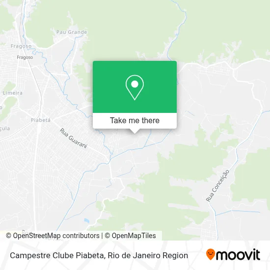 Campestre Clube Piabeta map