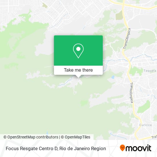 Mapa Focus Resgate Centro D