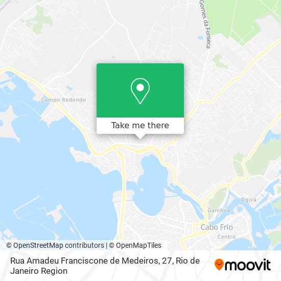 Mapa Rua Amadeu Franciscone de Medeiros, 27