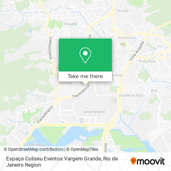 Espaço Coliseu Eventos Vargem Grande map