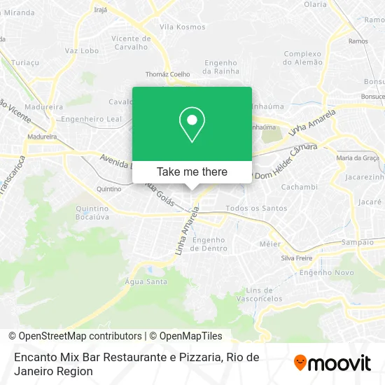 Encanto Mix Bar Restaurante e Pizzaria map
