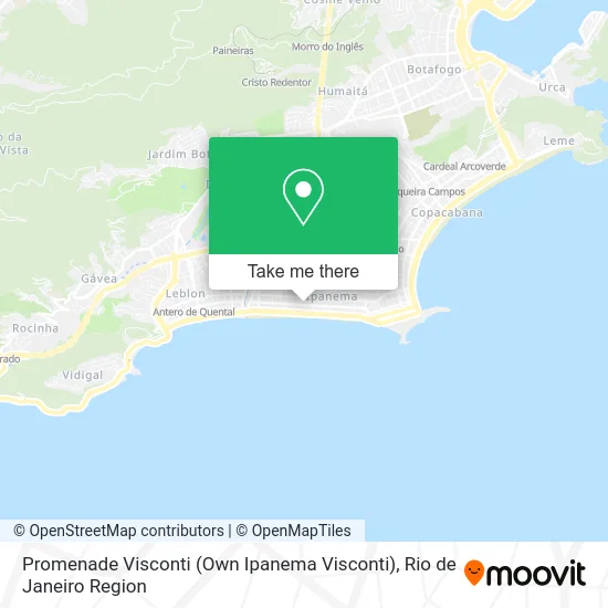 Promenade Visconti (Own Ipanema Visconti) map