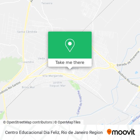 Mapa Centro Educacional Dia Feliz