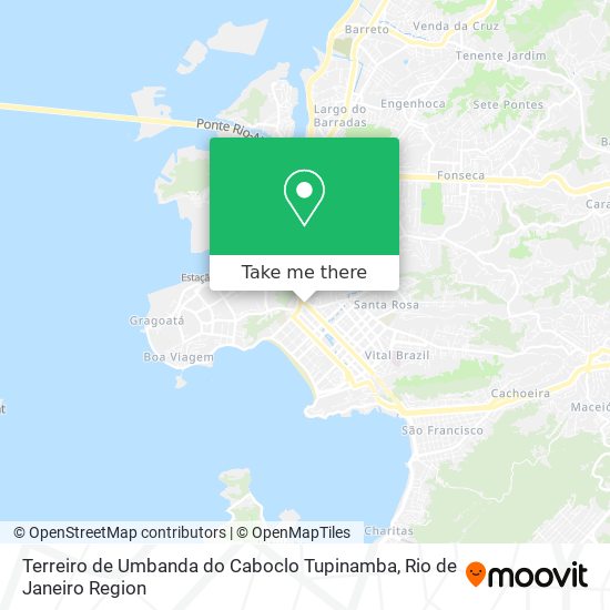 Mapa Terreiro de Umbanda do Caboclo Tupinamba