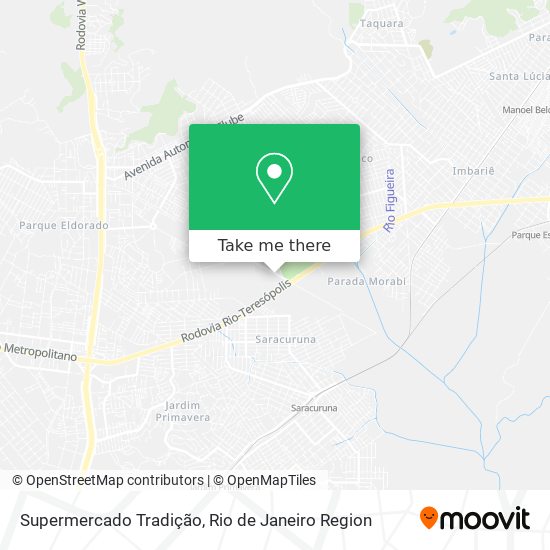 Supermercado Tradição map