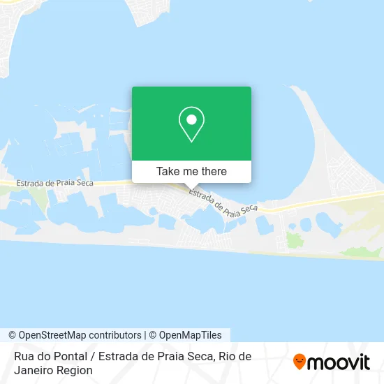Rua do Pontal / Estrada de Praia Seca map