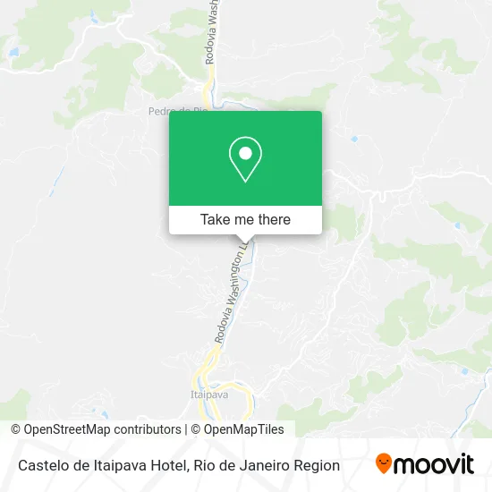 Castelo de Itaipava Hotel map