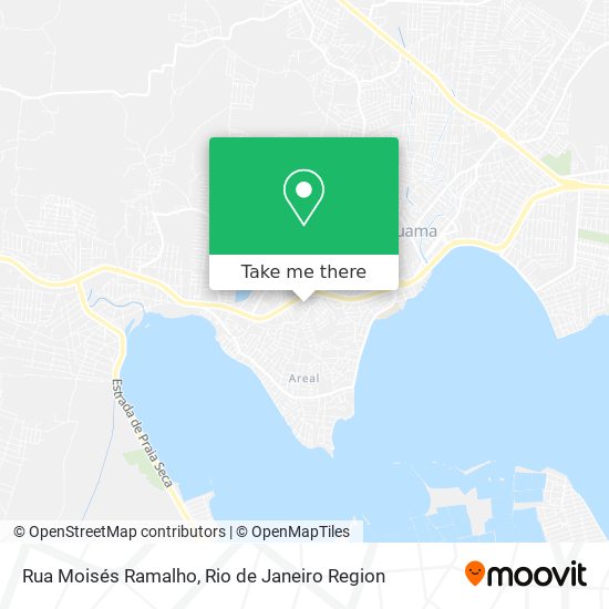 Mapa Rua Moisés Ramalho