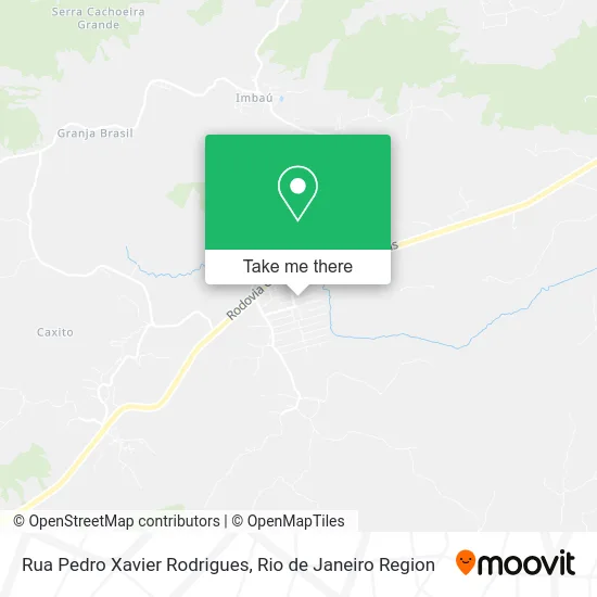 Rua Pedro Xavier Rodrigues map