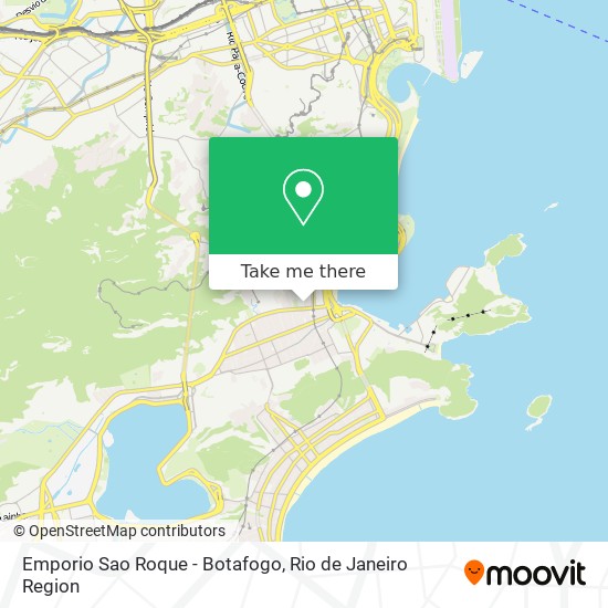 Mapa Emporio Sao Roque - Botafogo