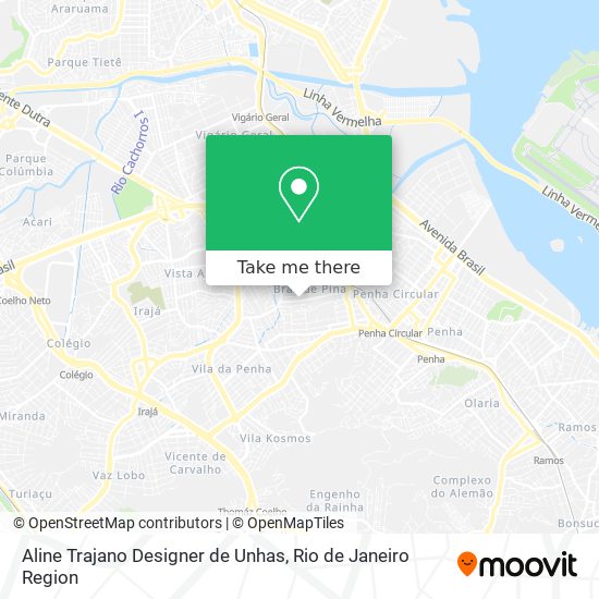 Aline Trajano Designer de Unhas map