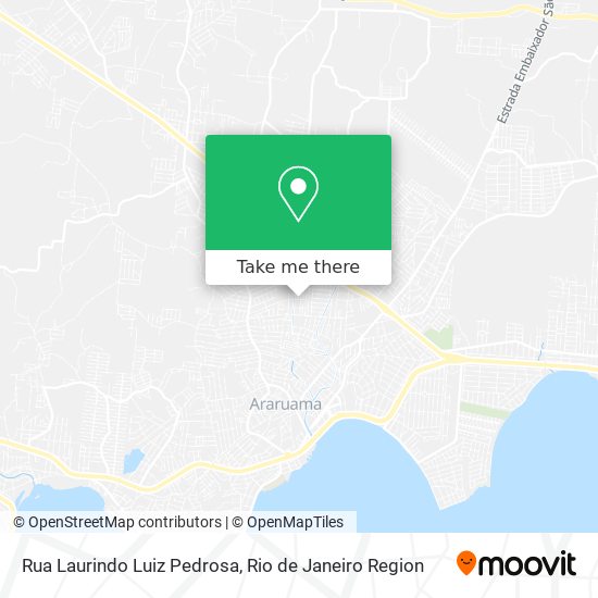 Rua Laurindo Luiz Pedrosa map