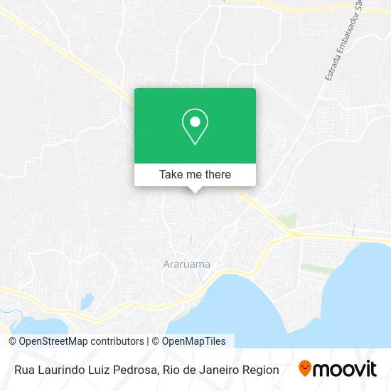 Rua Laurindo Luiz Pedrosa map