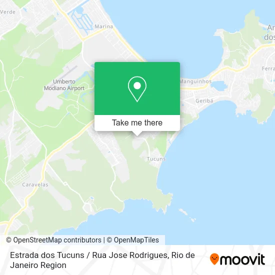 Estrada dos Tucuns / Rua Jose Rodrigues map