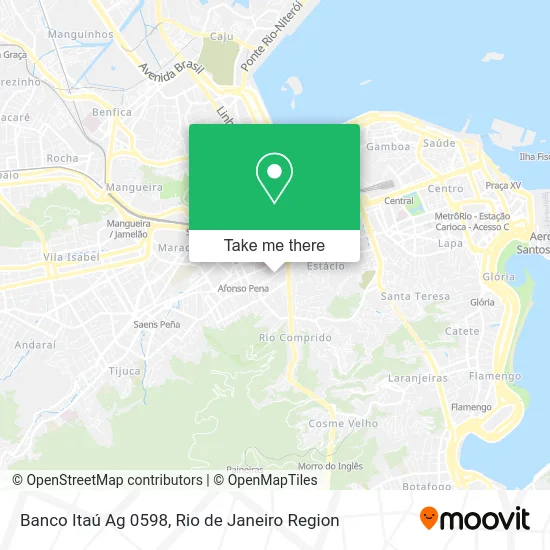 Banco Itaú Ag 0598 map