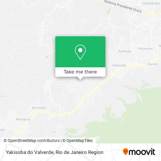 Yakisoba do Valverde map