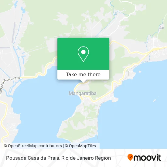 Pousada Casa da Praia map