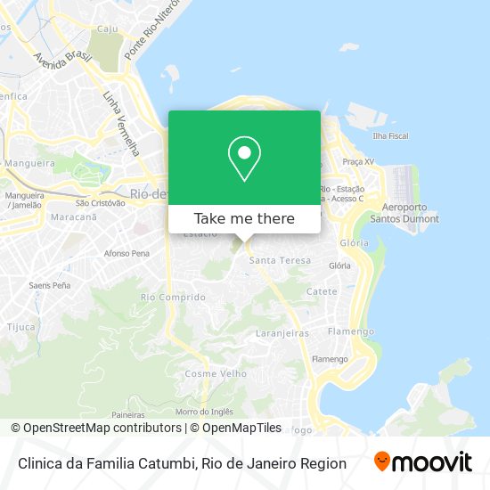 Clinica da Familia Catumbi map