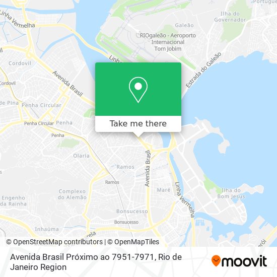 Mapa Avenida Brasil Próximo ao 7951-7971