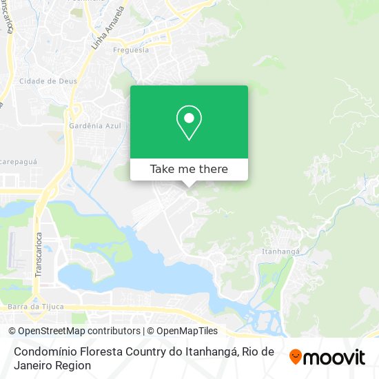 Condomínio Floresta Country do Itanhangá map