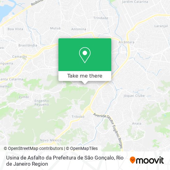 Usina de Asfalto da Prefeitura de São Gonçalo map