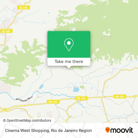Cinema West Shopping map