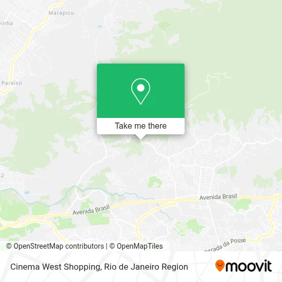 Cinema West Shopping map