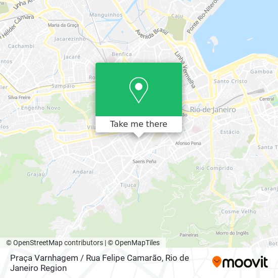 Mapa Praça Varnhagem / Rua Felipe Camarão