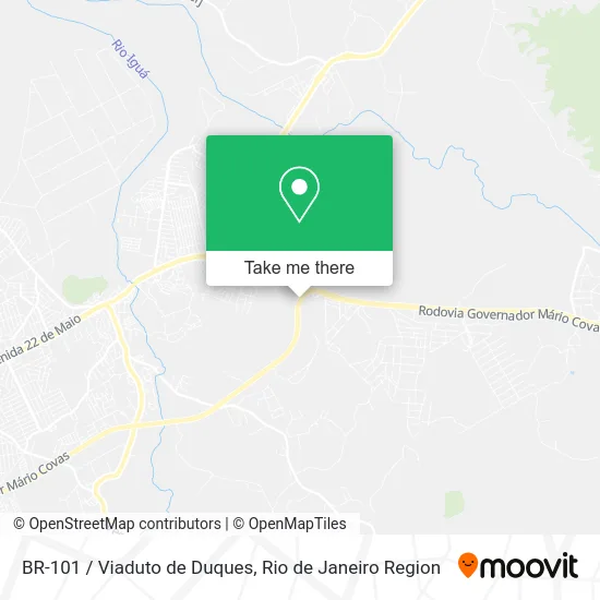 BR-101 / Viaduto de Duques map