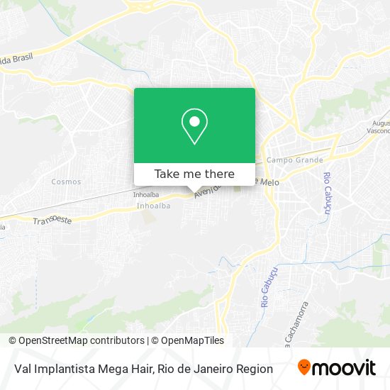Mapa Val Implantista Mega Hair