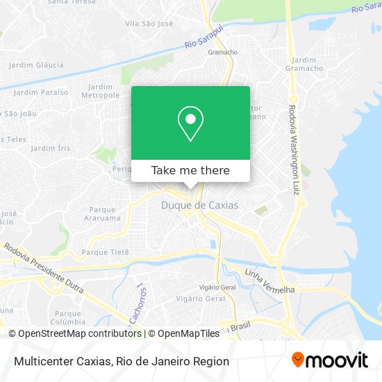 Multicenter Caxias map