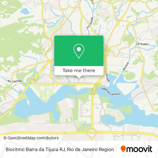 Bioritmo Barra da Tijuca RJ map