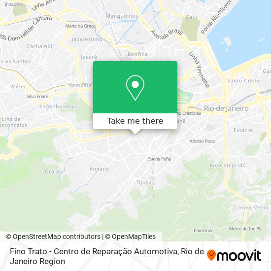 Mapa Fino Trato - Centro de Reparação Automotiva