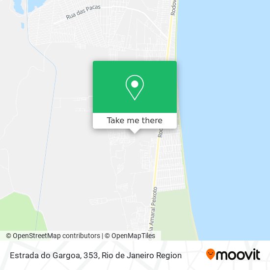 Estrada do Gargoa, 353 map