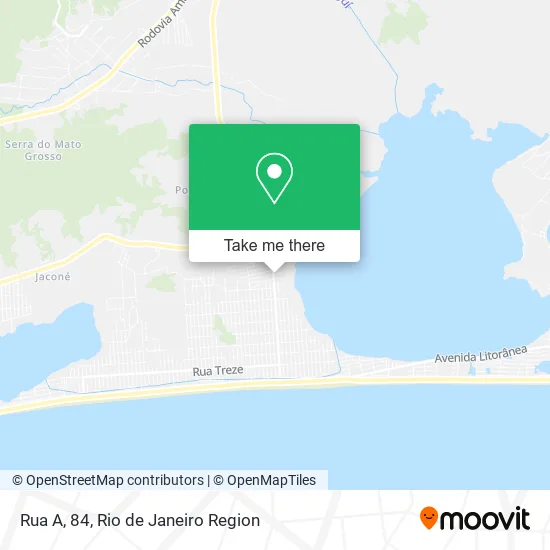 Rua A, 84 map