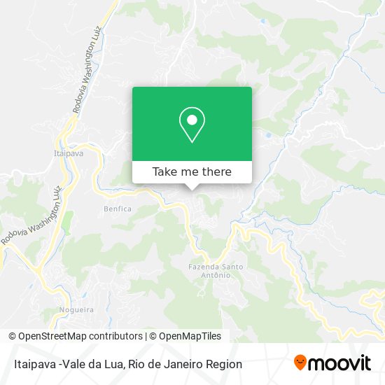 Itaipava -Vale da Lua map