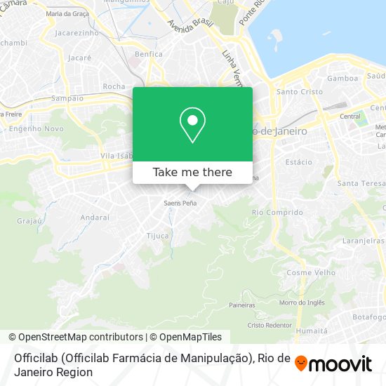 Mapa Officilab (Officilab Farmácia de Manipulação)