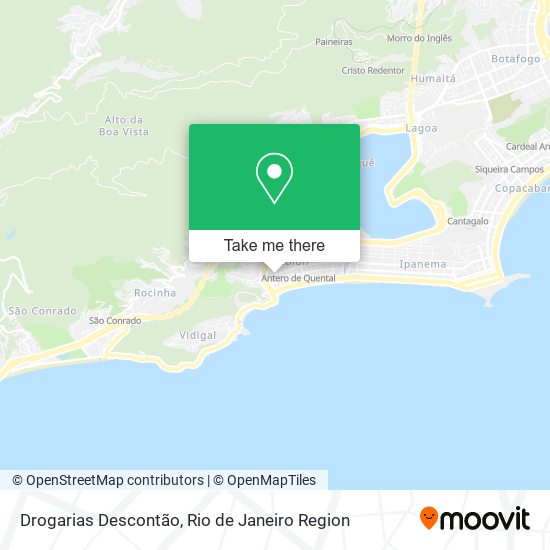 Drogarias Descontão map