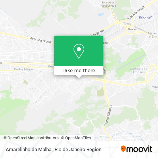 Amarelinho da Malha. map