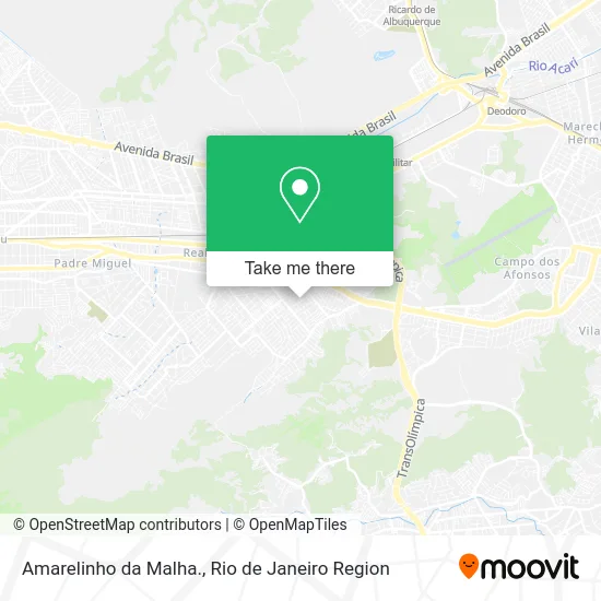 Amarelinho da Malha. map
