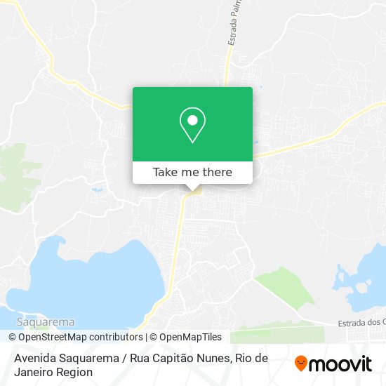 Mapa Avenida Saquarema / Rua Capitão Nunes