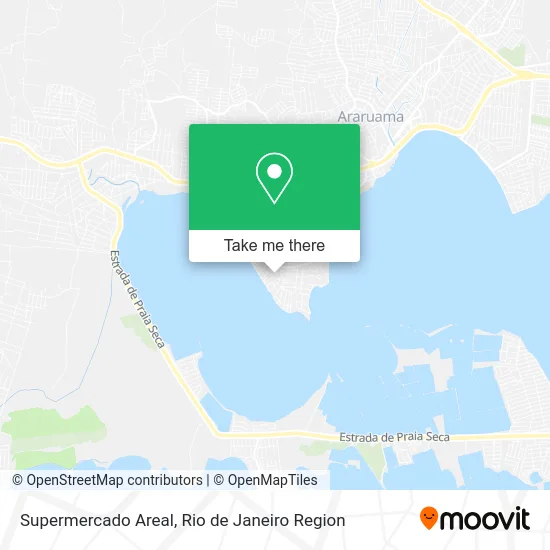 Supermercado Areal map