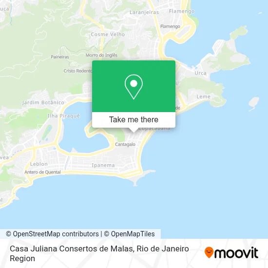 Casa Juliana Consertos de Malas map