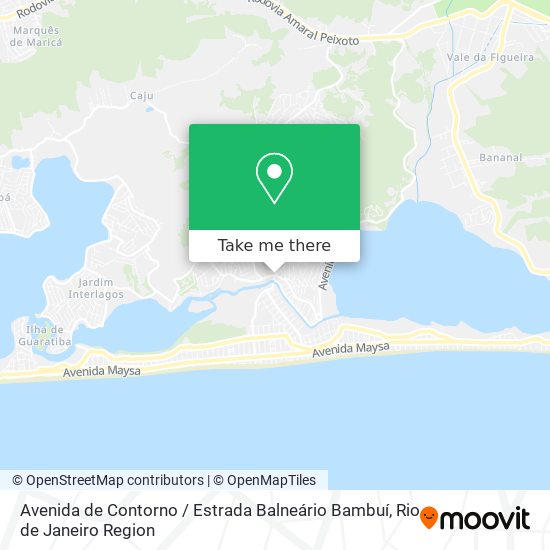 Avenida de Contorno / Estrada Balneário Bambuí map